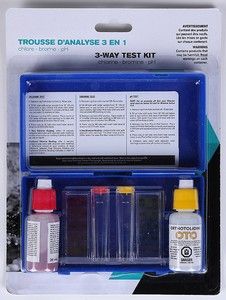 3-Way TEST KIT FOR CHLORINE/Bromine & PH
