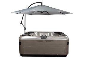 Cover Valet Spa Side Umbrella - Light Ash