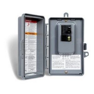 Sq D 40 Amp GFCI c/w panel