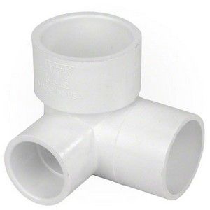 90deg Ell, 1.5 S x 1.5 Spg x 1 S Side Outlet