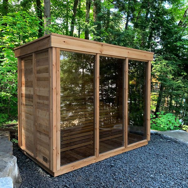 Outdoor Pure Cube - Knotty Red Cedar