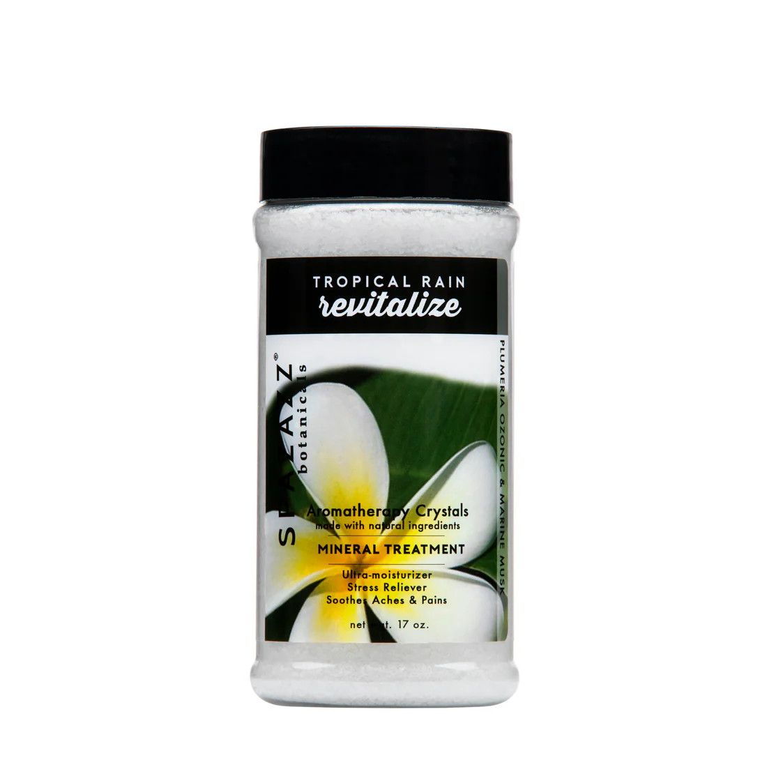 SPAZAZZ 17OZ Crystals Tropical Rain - Revitalize