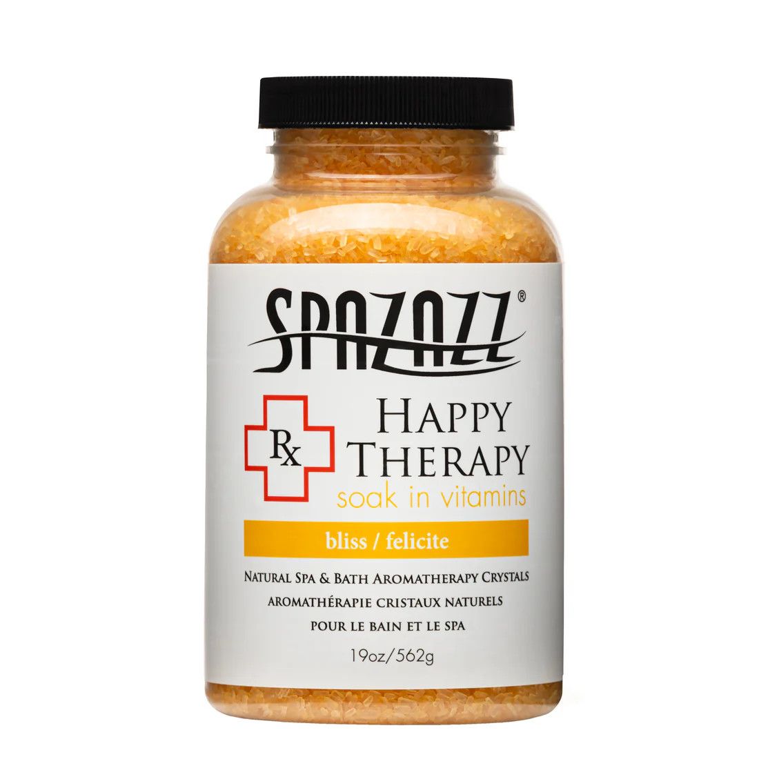 SPAZAZZ 19OZ Crystals Happy Therapy -bliss