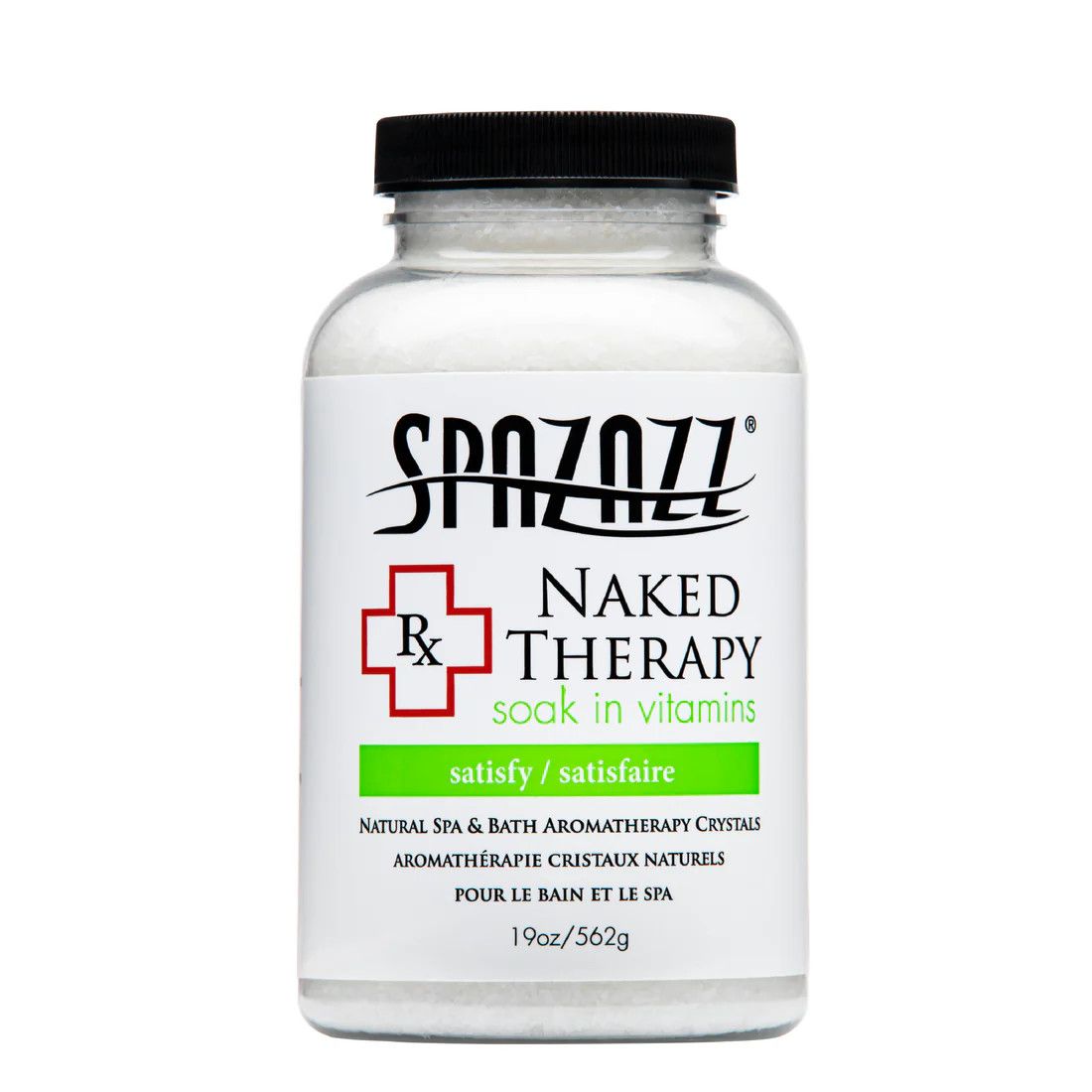 SPAZAZZ 19OZ Crystals Naked Therapy - Satisfy