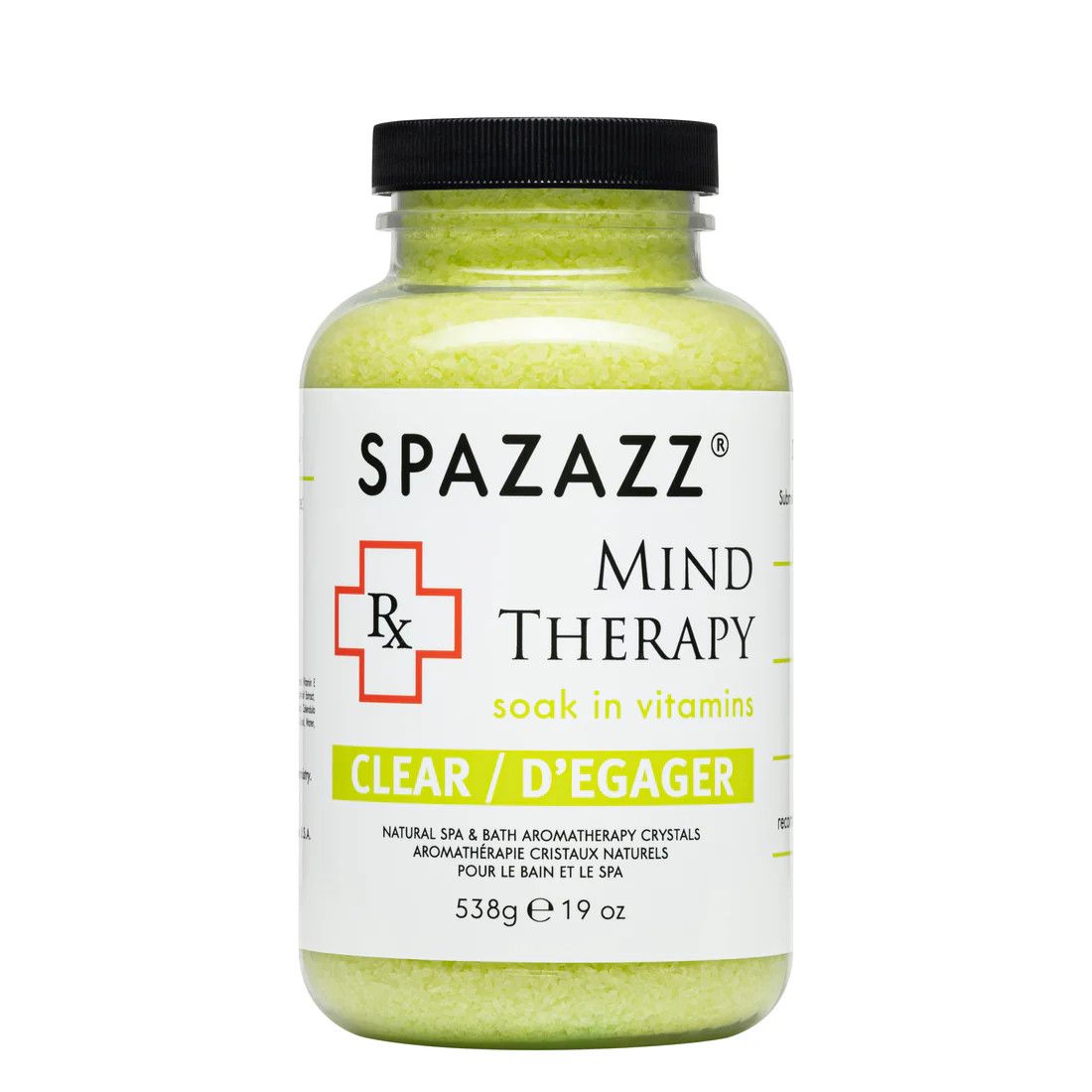 SPAZAZZ 19OZ Crystals RX Mind Therapy - Clear SPAZAZZ 19OZ Crystals RX Mind Therapy - Clear
