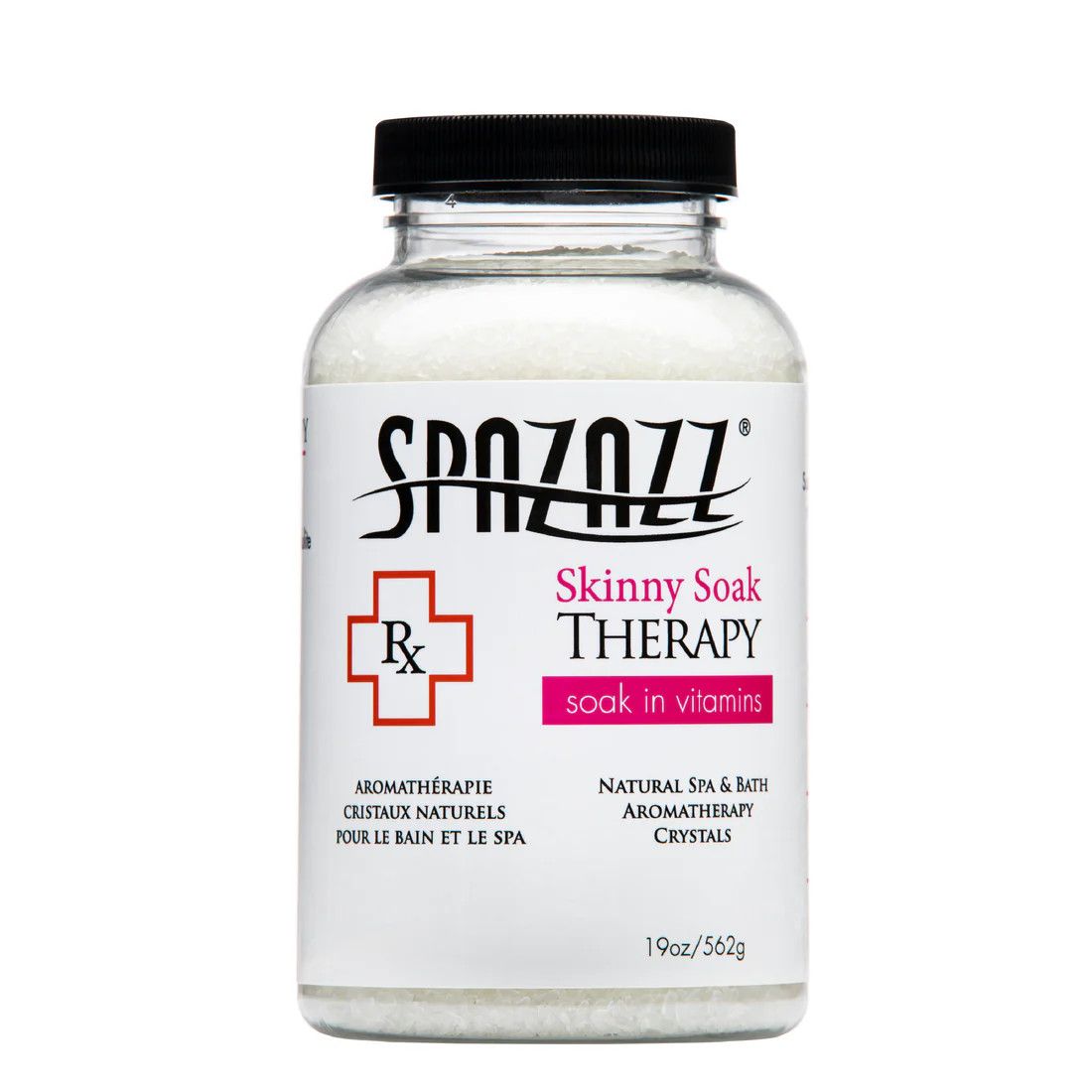 SPAZAZZ 19OZ Crystals RX Therapy  - Skinny Soak