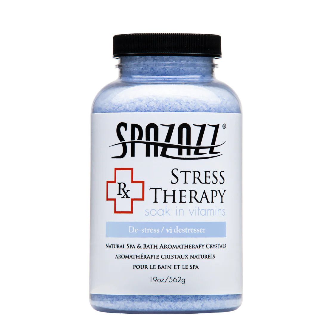 SPAZAZZ 19OZ Crystals RX Stress Therapy - De-Stress