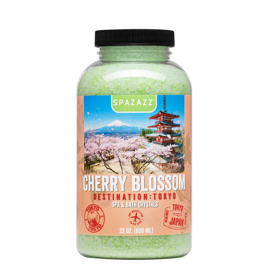SPAZAZZ 22OZ Crystals Destinations Tokyo- Cherry Blossom