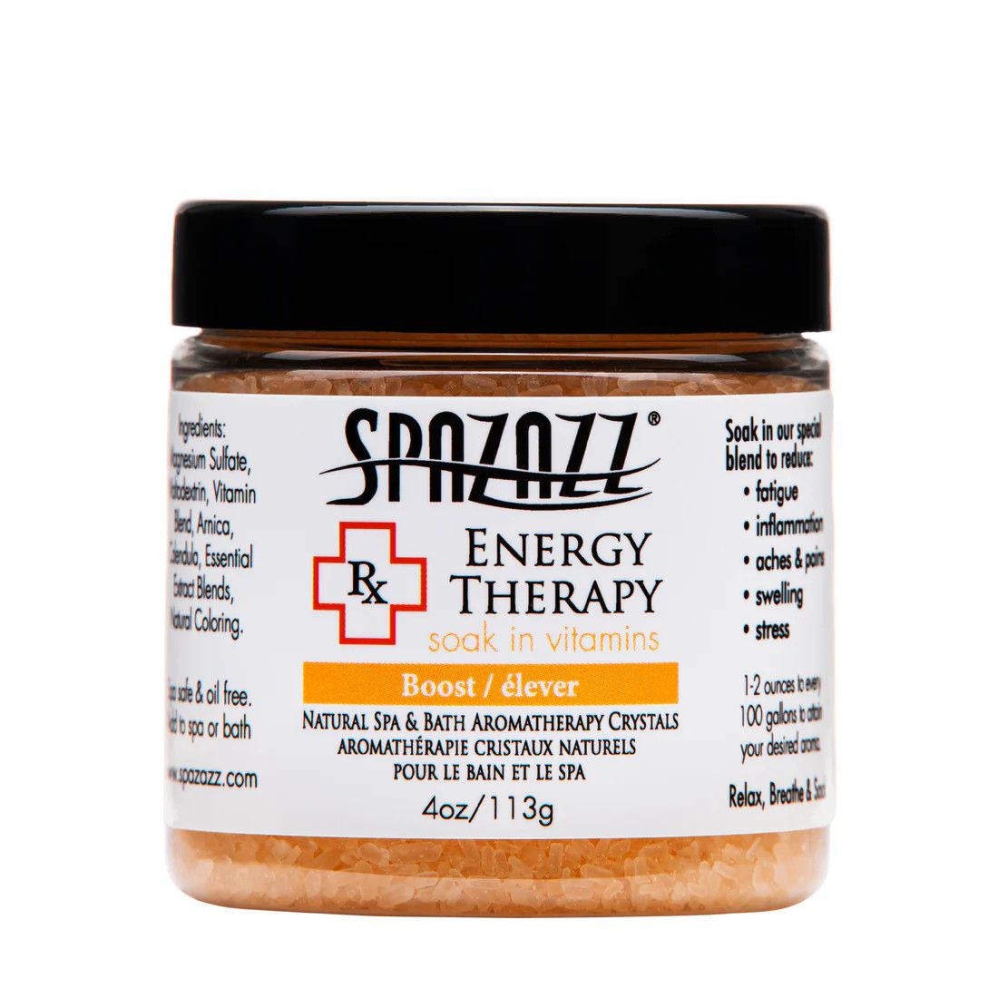 SPAZAZZ Rx Therapies 4oz Jar  - Energy Therapy