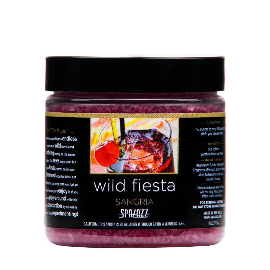 SPAZAZZ Set the Mood Sample 4oz Jar - Sangria