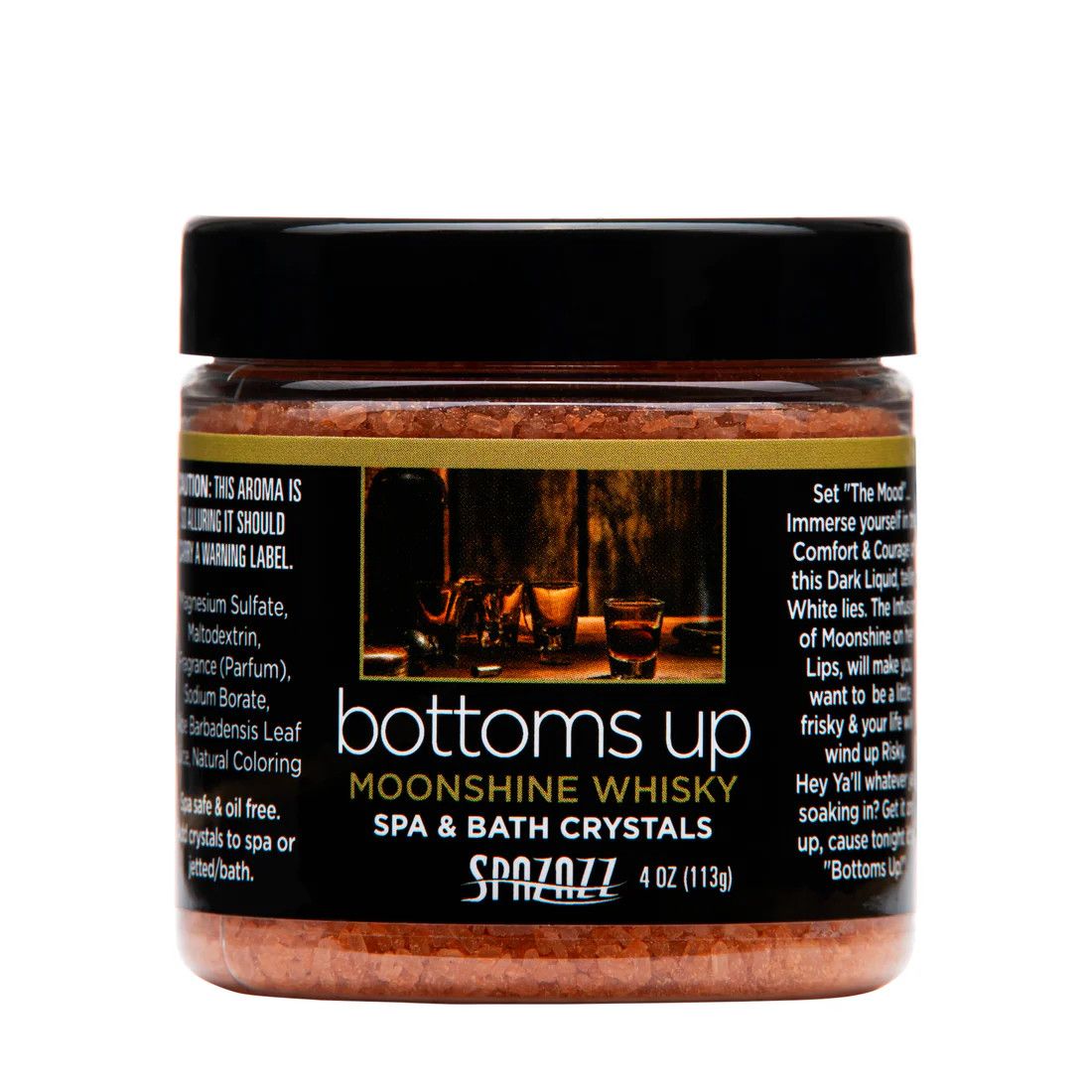 SPAZAZZ Set the Mood Sample 4oz Jar - Moonshine Whisky SPAZAZZ Set the Mood Sample 4oz Jar - Moonshine Whisky