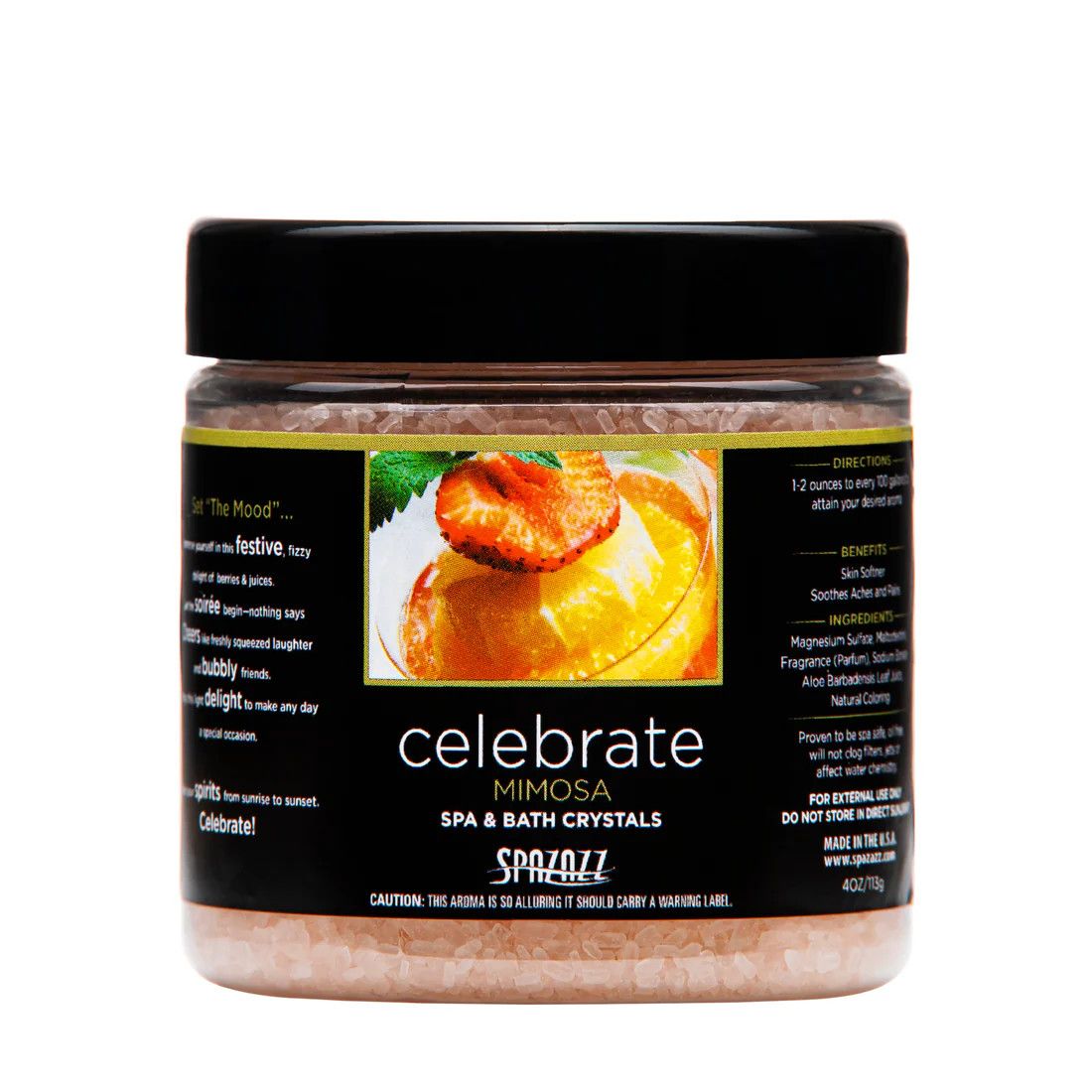 SPAZAZZ Set the Mood Sample 4oz Jar - Mimosa