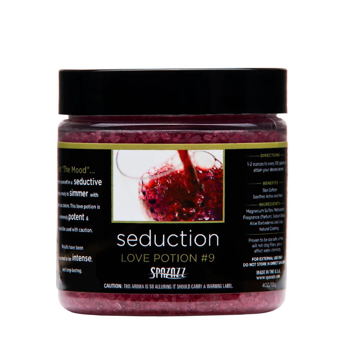 SPAZAZZ Set the Mood Sample 4oz Jar - Love Potion #9