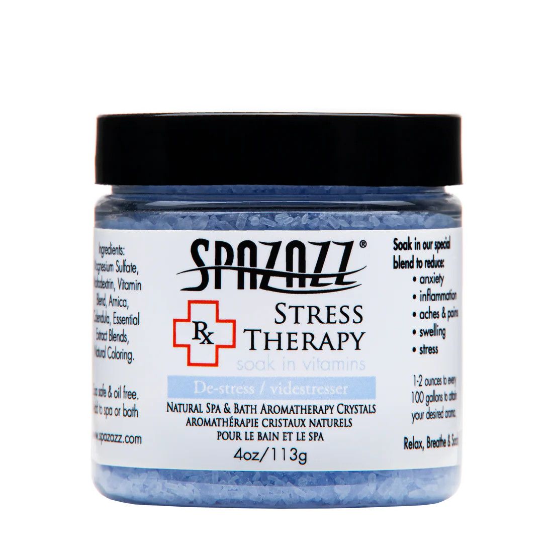 SPAZAZZ Rx Therapies 4oz Jar  - Stress Therapy