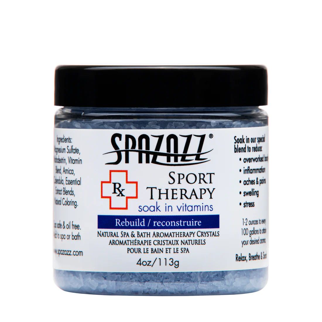 SPAZAZZ Rx Therapies 4oz Jar  - Sport Therapy