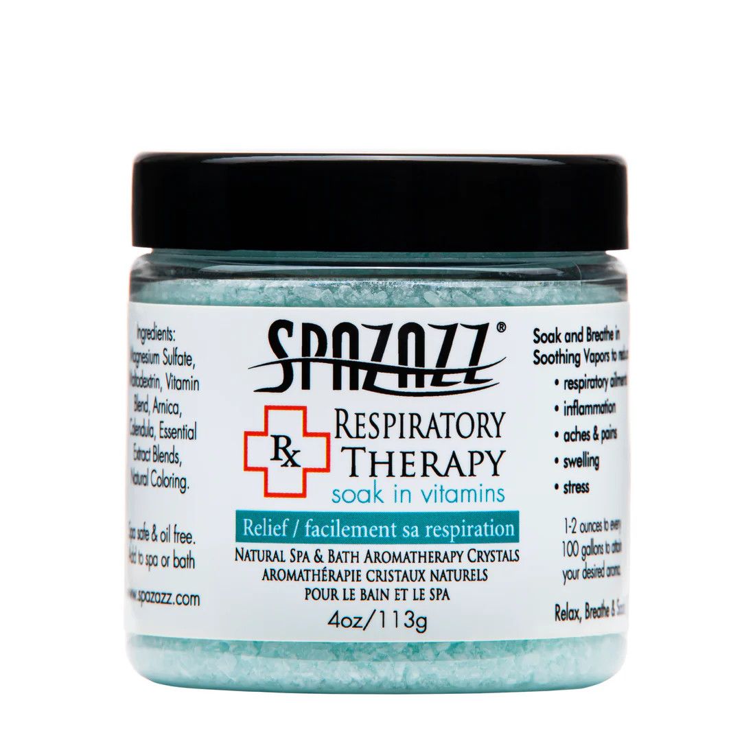 SPAZAZZ Rx Therapies 4oz Jar  - Respiratory Therapy