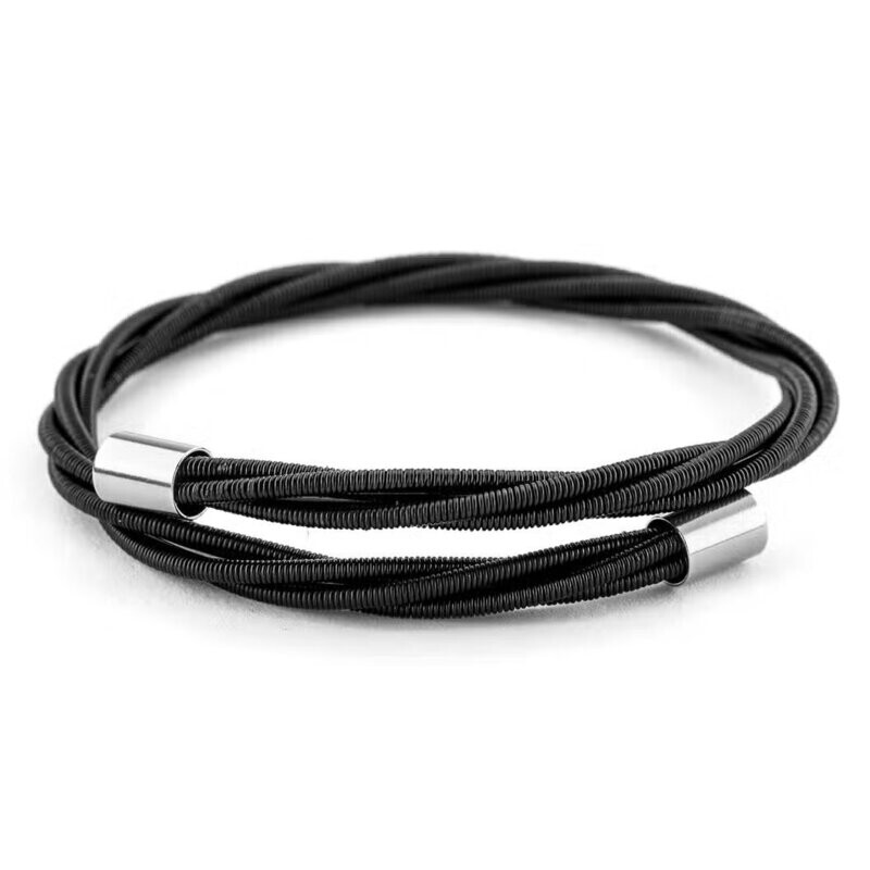 Black Bass String Bracelet