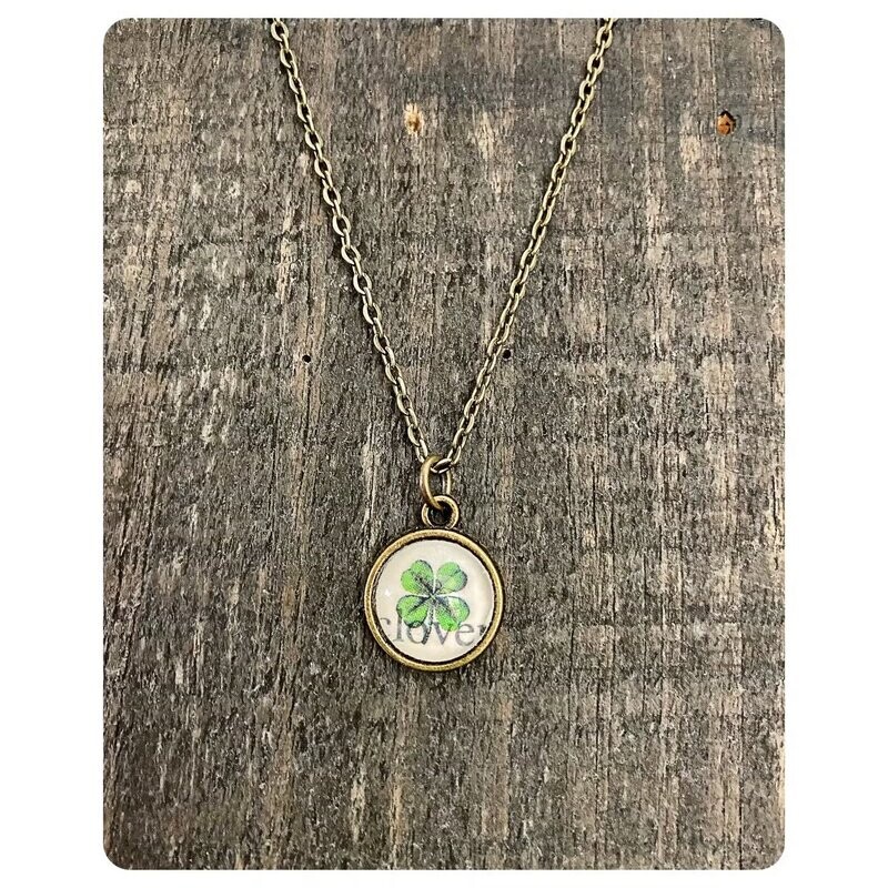 Storybook Necklace Small Anne of Green Gables Clover