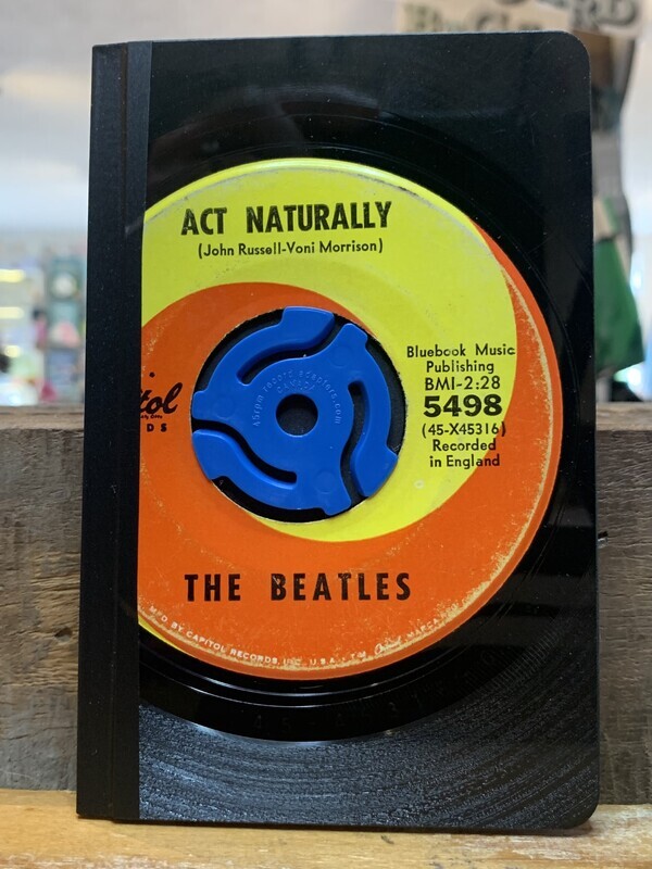 Small 45RPM Vinyl Record Journal~ The Beatles