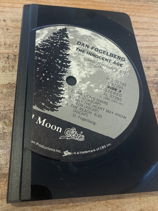 Small LP Vinyl Record Journal ~ Dan Fogelberg