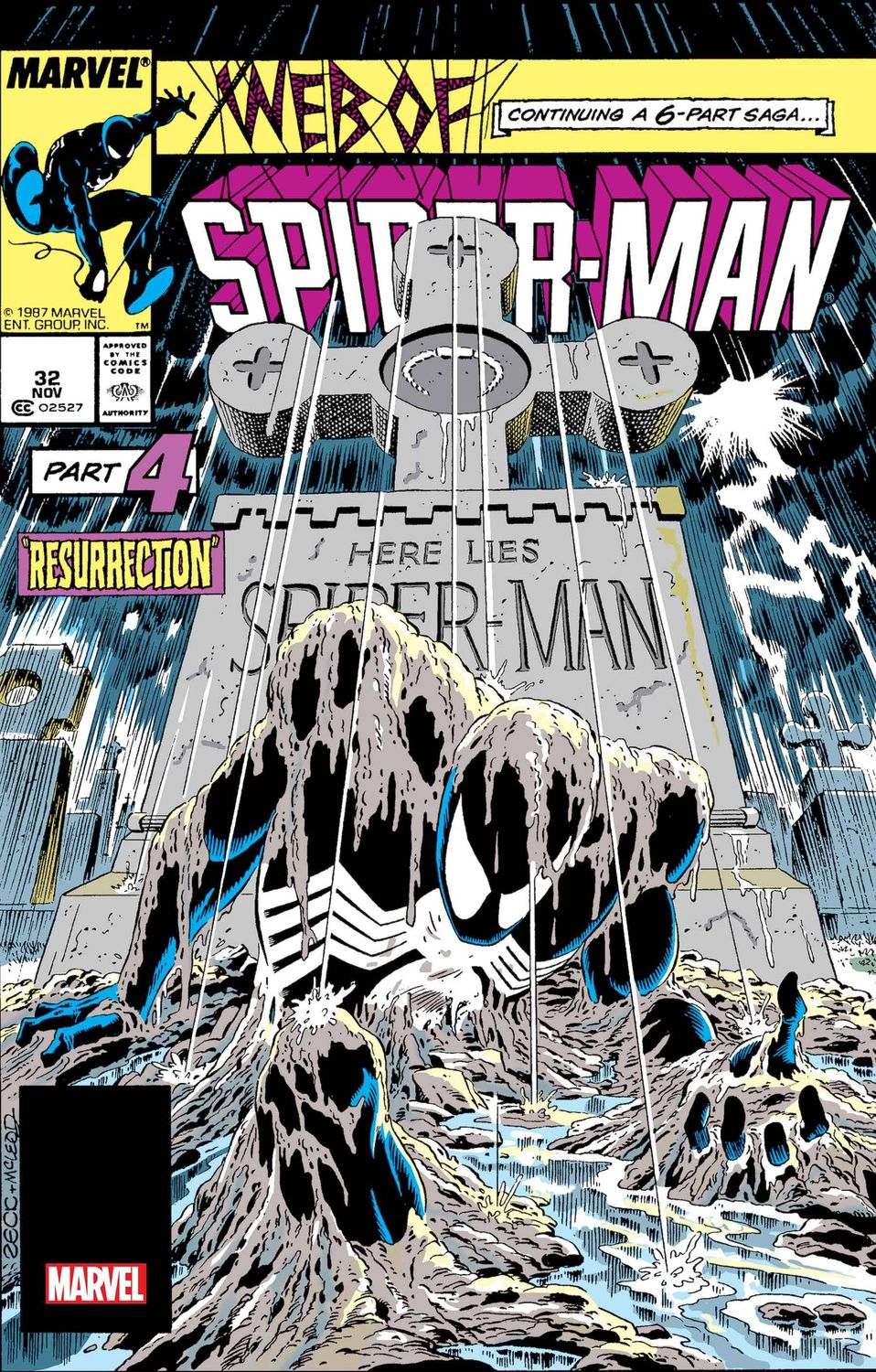 WEB OF SPIDER-MAN #32 FACSIMILE EDITION - Iconic Mike Zeck Cover