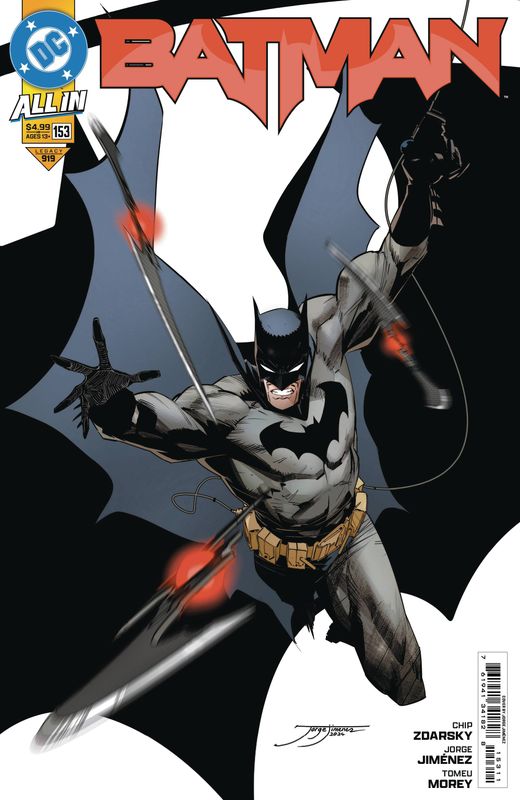 BATMAN #153 CVR A JORGE JIMENEZ - First App of Commander Star
