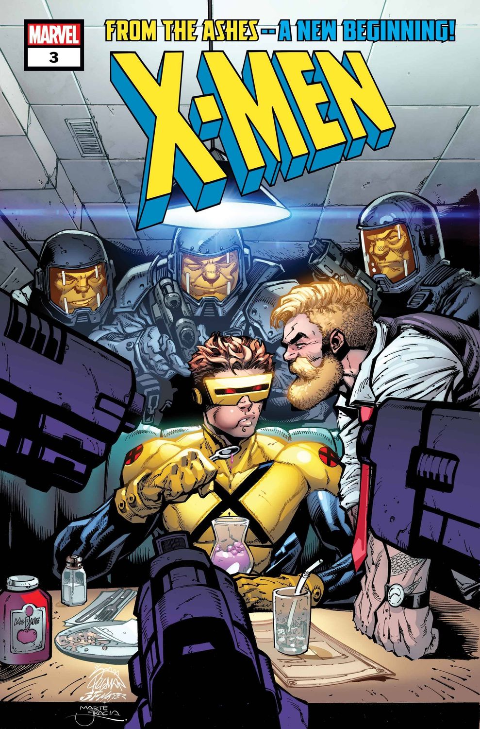 X-MEN #3 - First App &amp; Cover of Agent Lundqvist