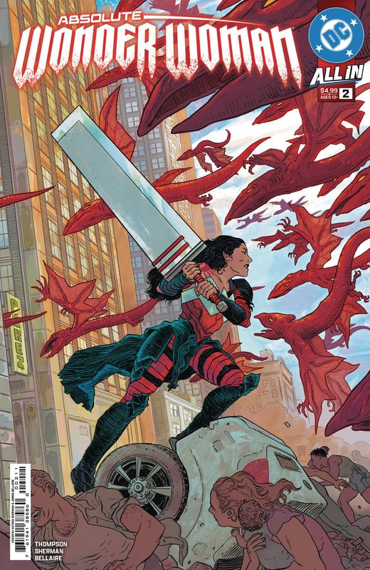 ABSOLUTE WONDER WOMAN #2 CVR A HAYDEN SHERMAN - First App of Tetracide &amp; Absolute Steve Trevor