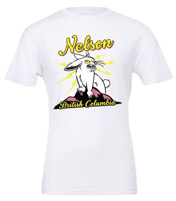 Snarly Rabbit Tee White