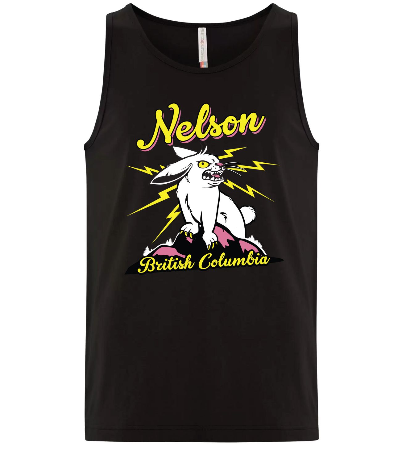 Snarly Rabbit Tank Black