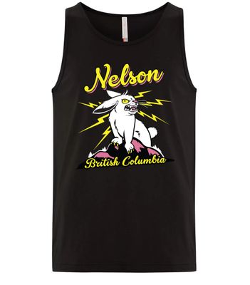 Snarly Rabbit Tank Black