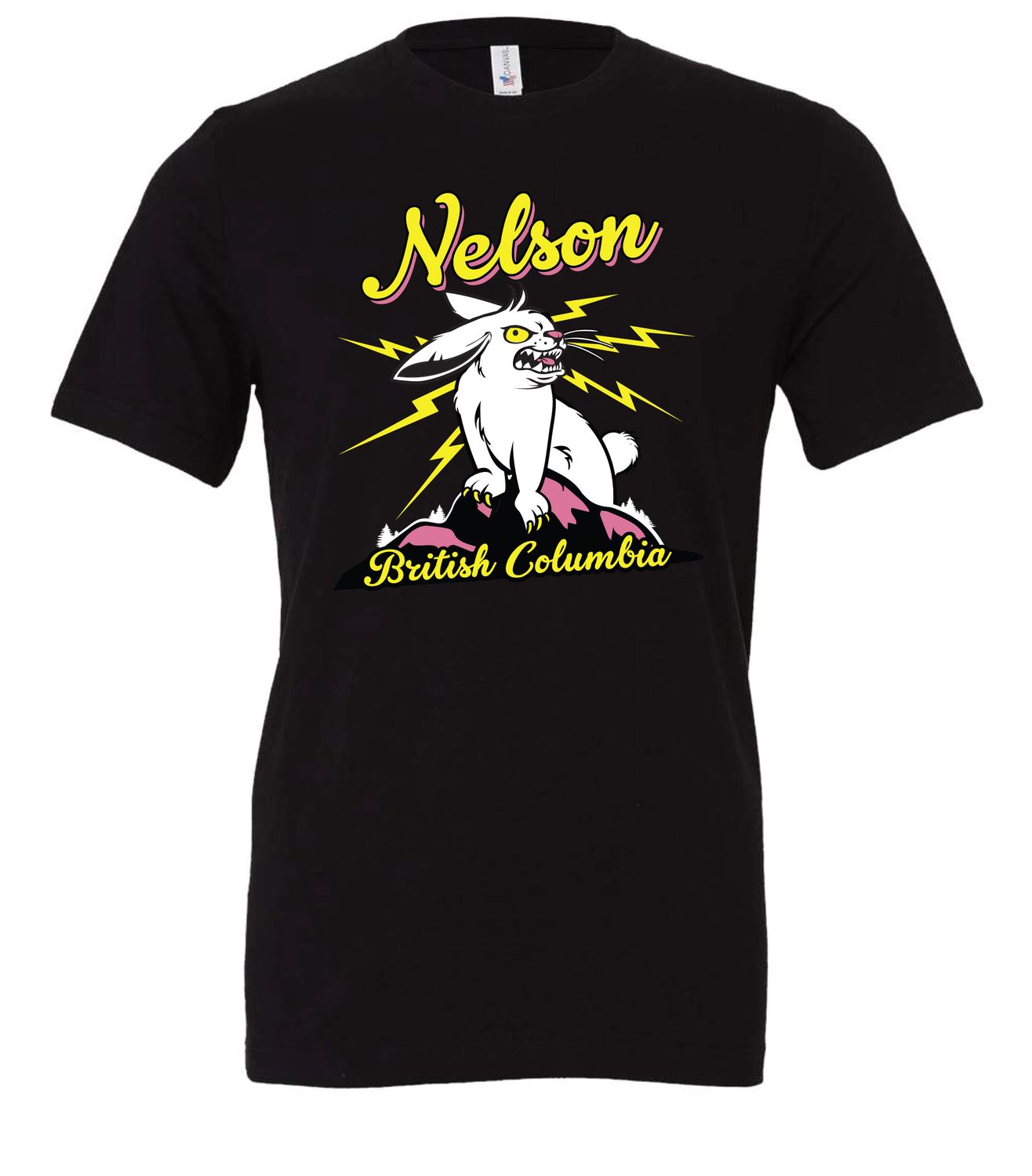 Snarly Rabbit Tee Black