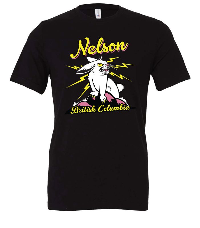 Snarly Rabbit Tee Black