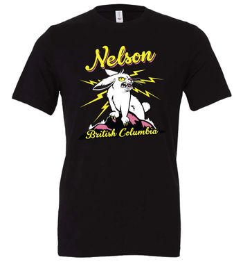 Snarly Rabbit Tee Black