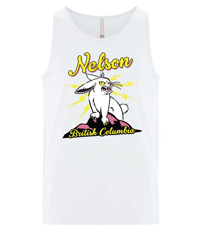 Snarly Rabbit Tank White