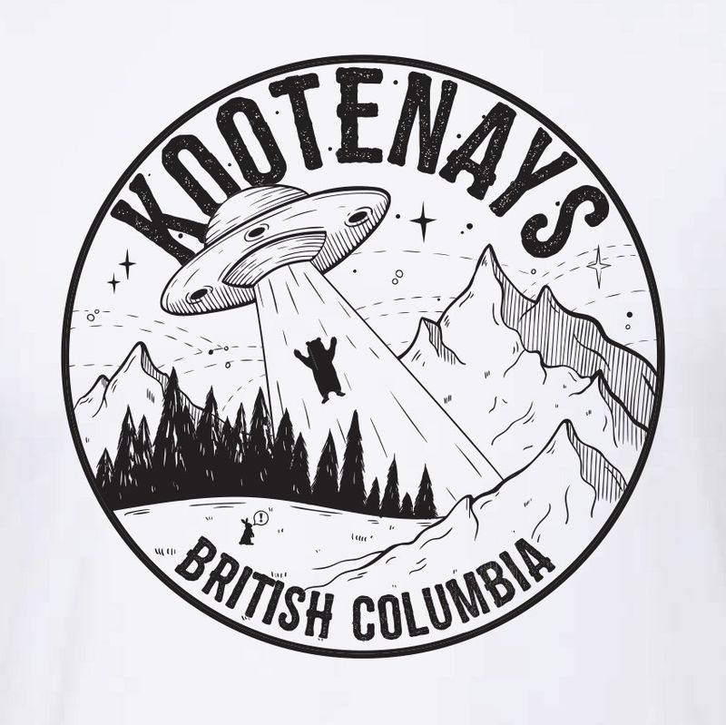 Kootenay Bear Abduction Tee White