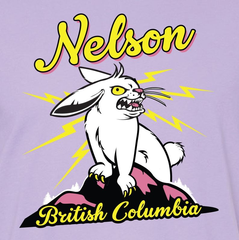 Snarly Rabbit Tee Lavender