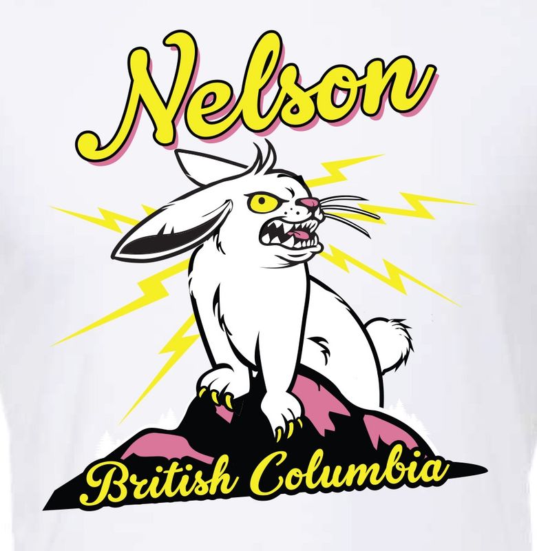 Snarly Rabbit Tee White