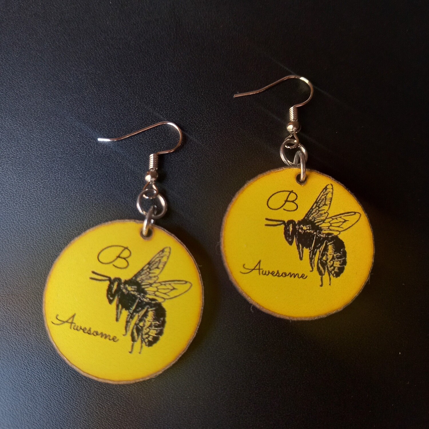Circle Scripture Earrings