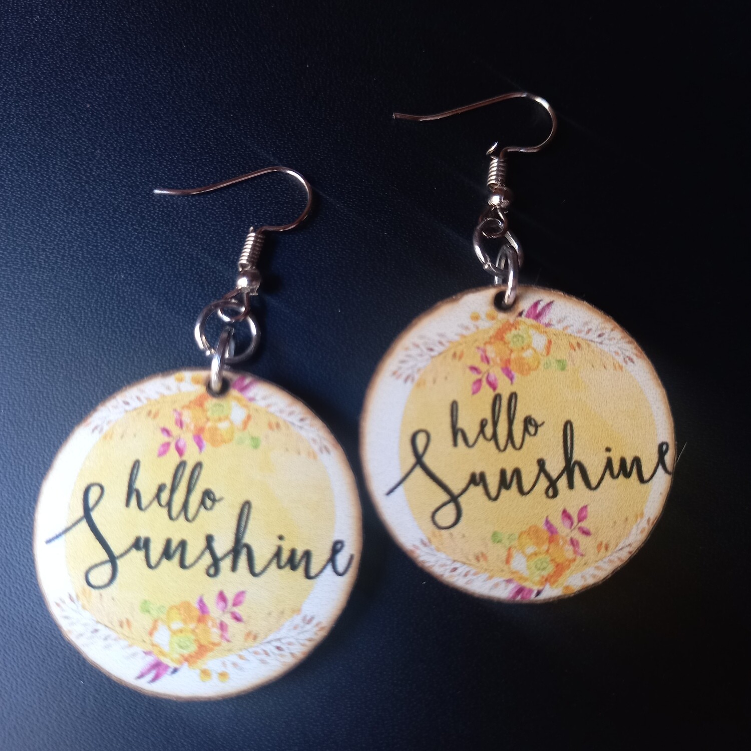 Circle Scripture Earrings