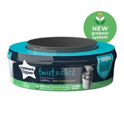Tommee Tippee Sangenic  &quot;twist &amp; click&quot;  kazeta