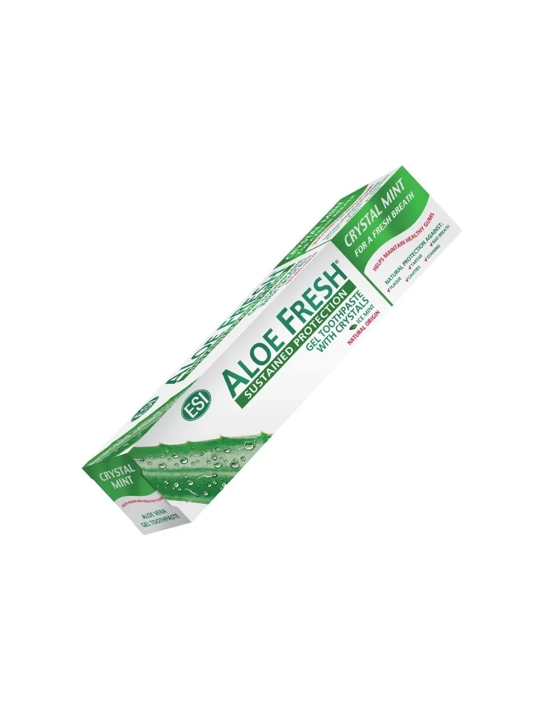 ESI Aloe fresh menta crystal zubna gel pasta 100 ml
