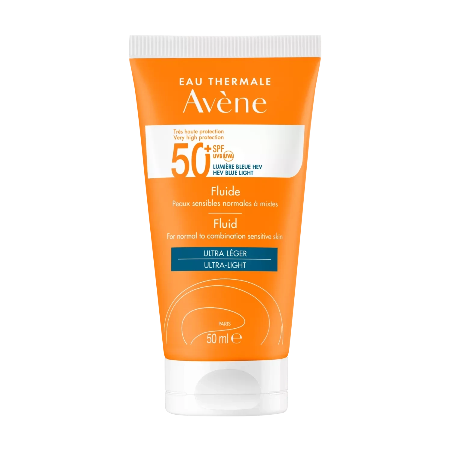 AVÈNE fluid SPF 50+ 50 ml tuba