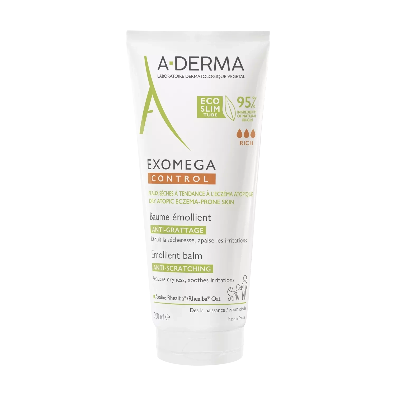 A-DERMA Exomega control emolijentni balzam 200ml