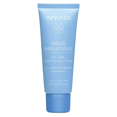 APIVITA Aqua Beelicious hidratantna gel krema lagane teksture - oil free, 40 ml