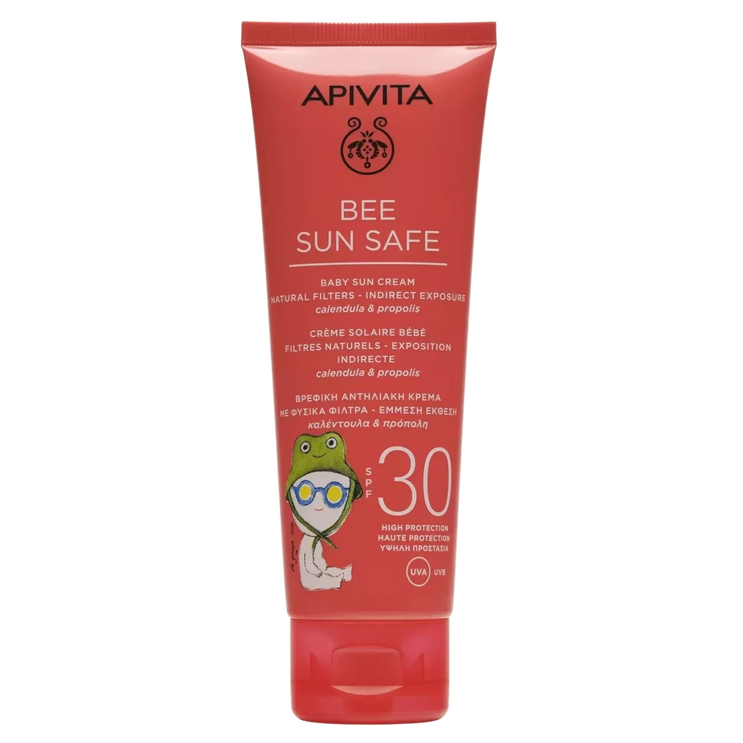 APIVITA Bee sun safe krema za bebe &gt; 6 mjeseci SPF30, 100 ml