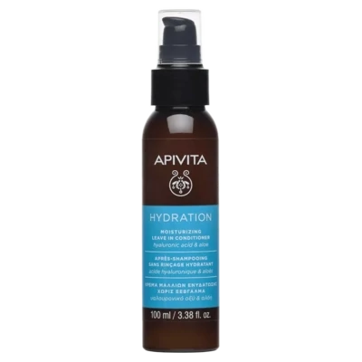 APIVITA Hidratantni leave in regenerator za sve tipove kose s hijaluronskom kiselinom i aloe verom, 100 ml