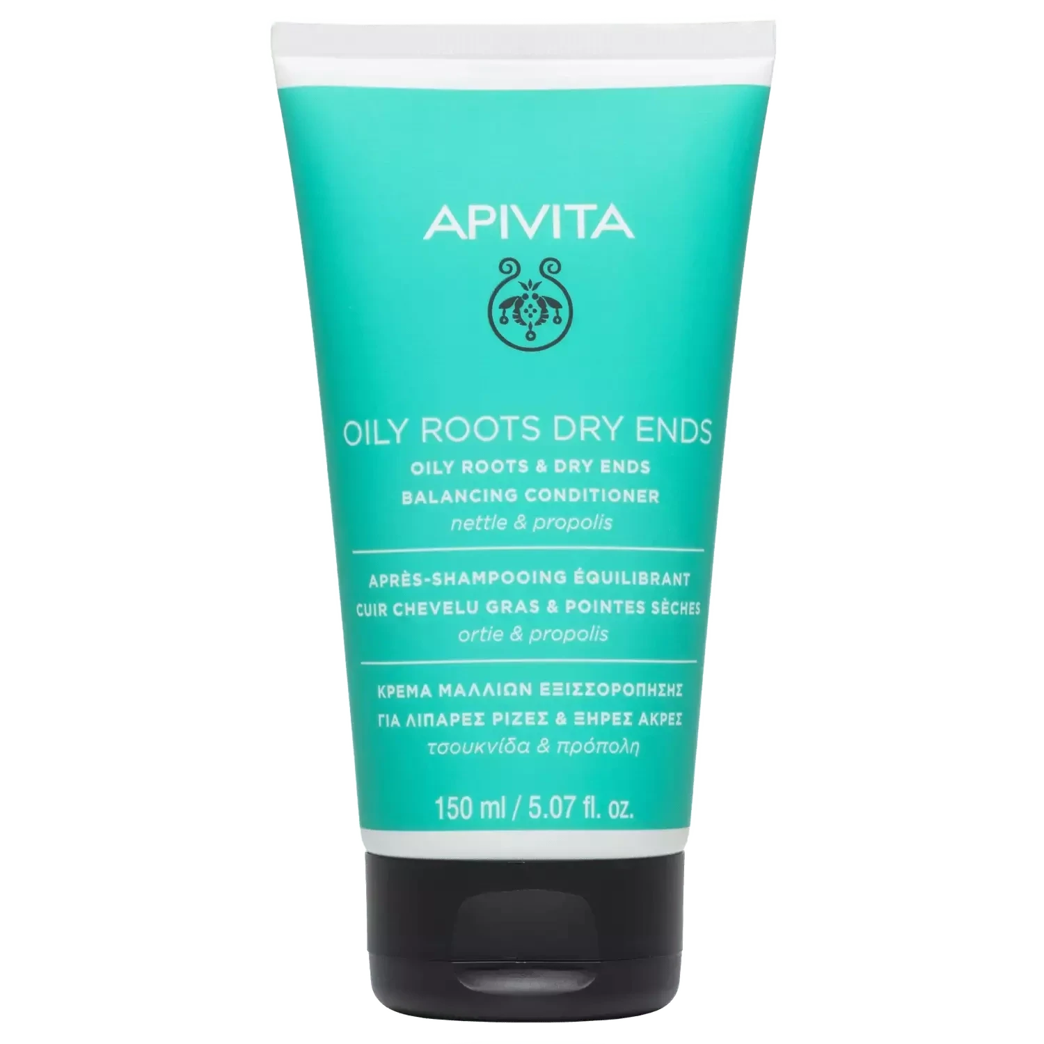 APIVITA Regenerator za masno vlasište i suhe vrhove s koprivom i medom, 150 ml
