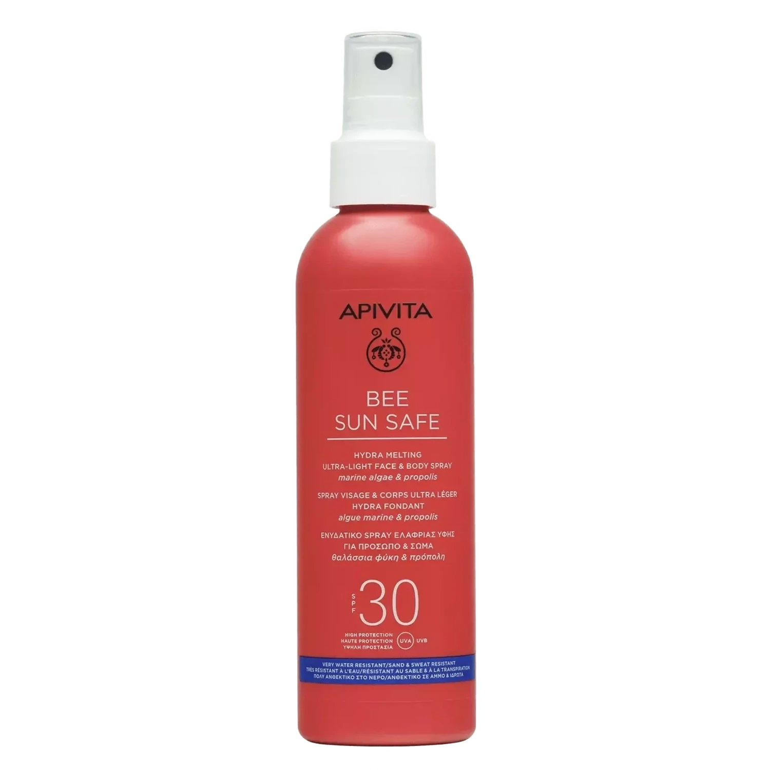 APIVITA Bee Sun Safe ultra lagani sprej za lice I tijelo SPF 30, 200 ml