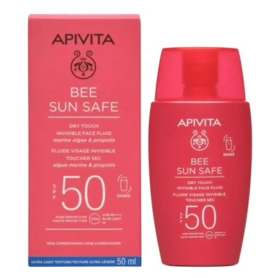 APIVITA Bee sun safe dry touch fluid za lice SPF50+ , 50 ml